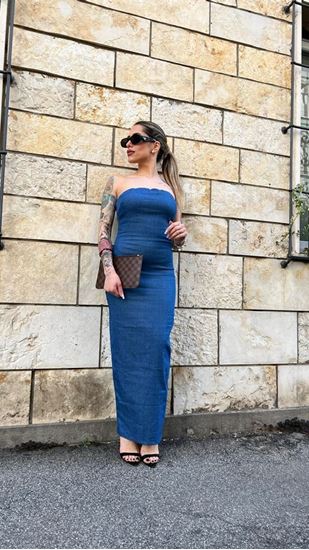 Immagine di VESTITO A FASCIA IN DENIM