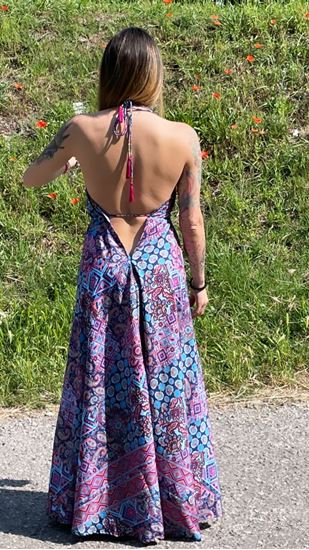 Immagine di VESTITO JASMINE ROSA/CELESTE